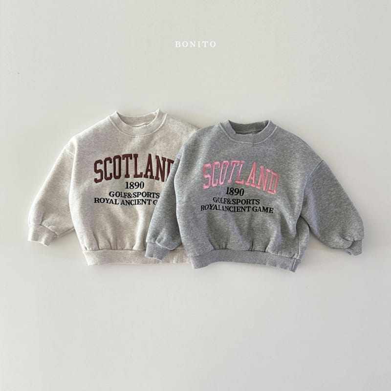 Bonito - Korean Baby Fashion - #babyootd - Scotland Sweatshirt