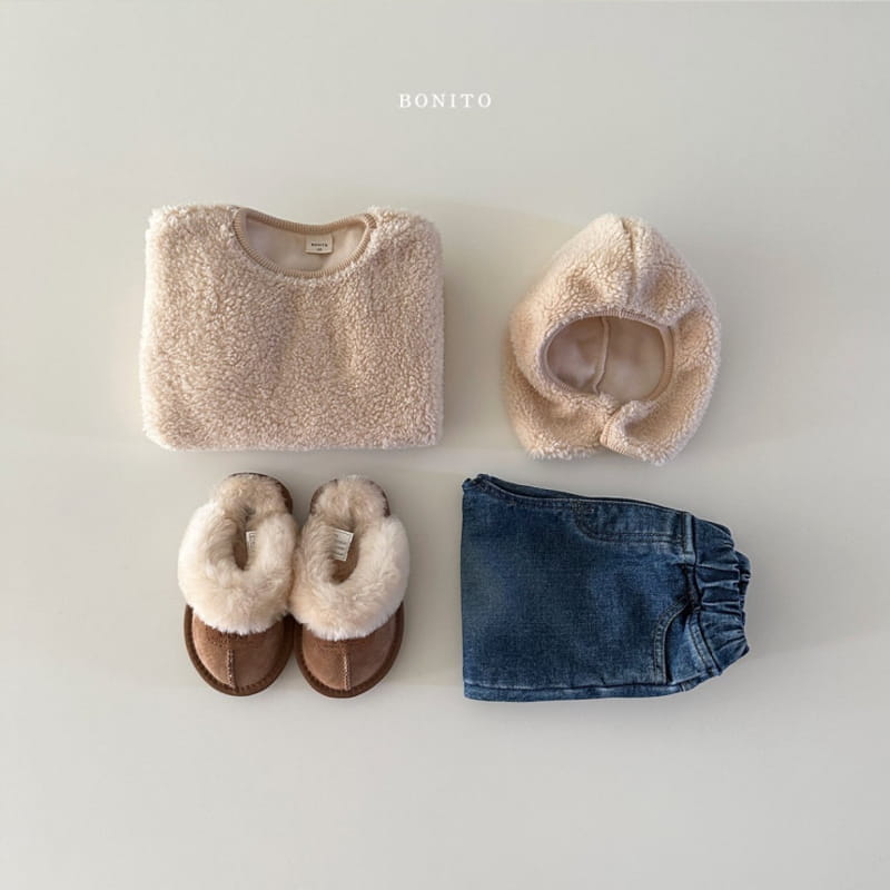 Bonito - Korean Baby Fashion - #babyootd - Dumble Sweatshirt Baraclava Set - 12