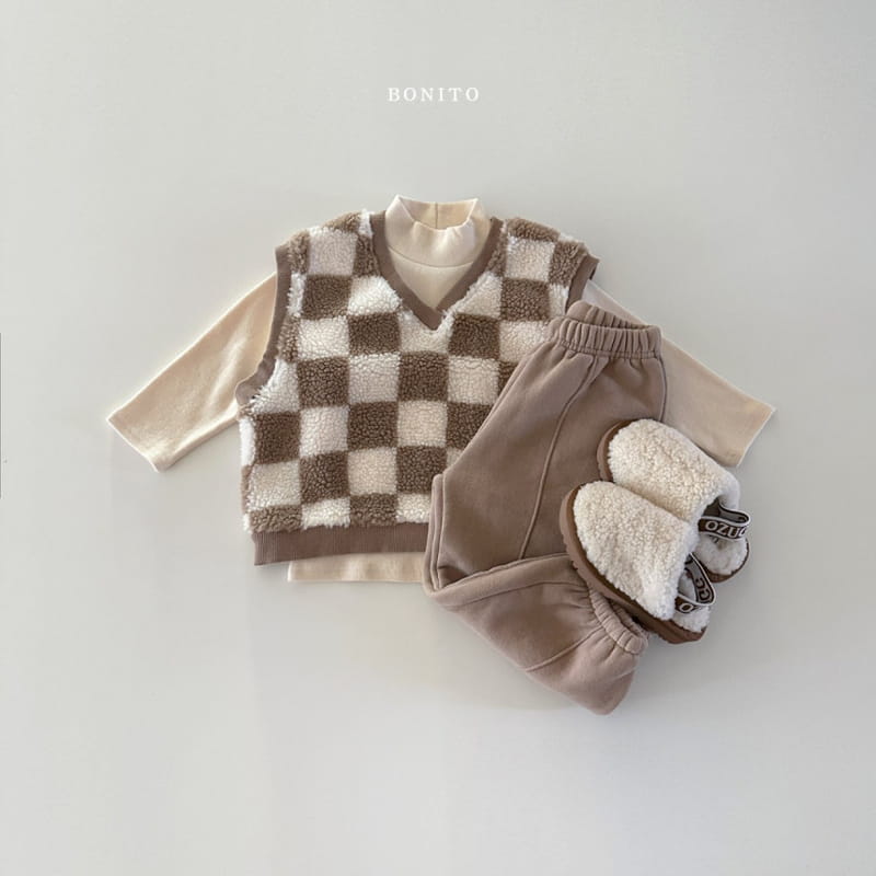 Bonito - Korean Baby Fashion - #babyoutfit - Fleece Pping St Pants - 10