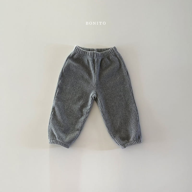Bonito - Korean Baby Fashion - #babyoutfit - Veloure Rib Pants - 6