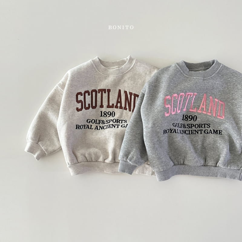 Bonito - Korean Baby Fashion - #babyoutfit - Scotland Sweatshirt - 2