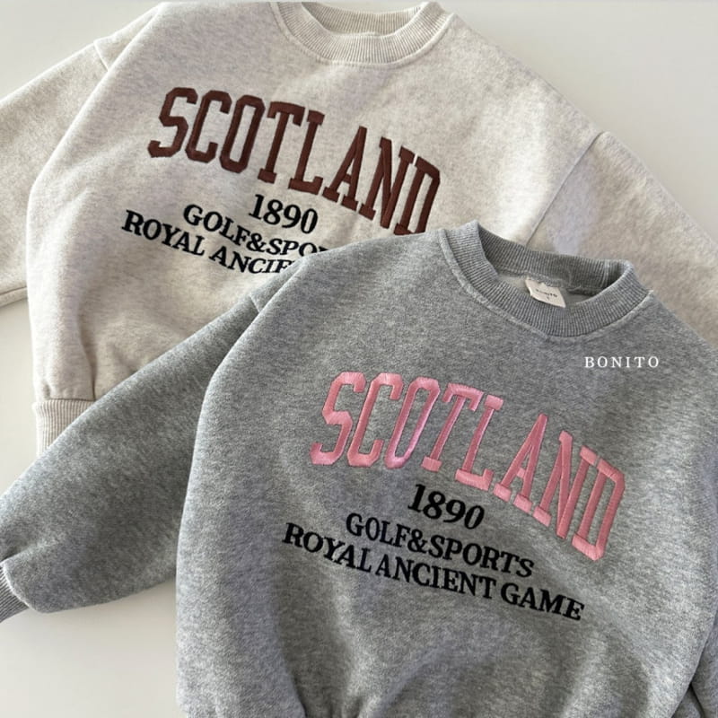 Bonito - Korean Baby Fashion - #babyoutfit - Scotland Sweatshirt - 3