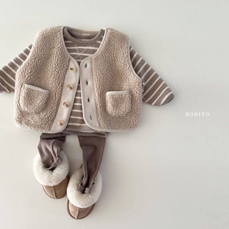 Bonito - Korean Baby Fashion - #babyoutfit - Bbogle Dumble Vest - 9