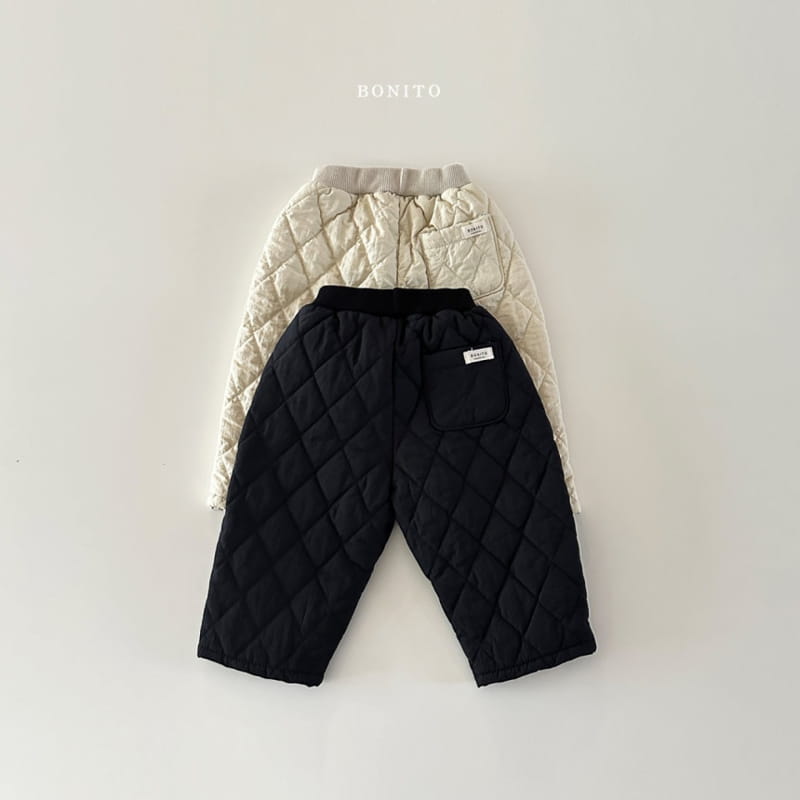 Bonito - Korean Baby Fashion - #babyoutfit - Quilting Pants - 2