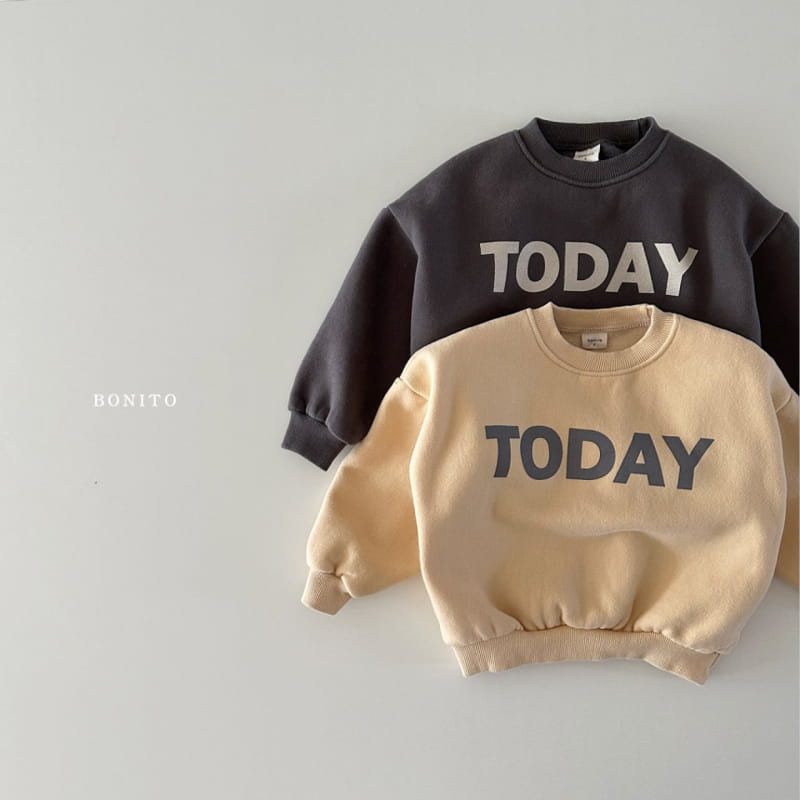 Bonito - Korean Baby Fashion - #babyoutfit - Today Sweatshirt