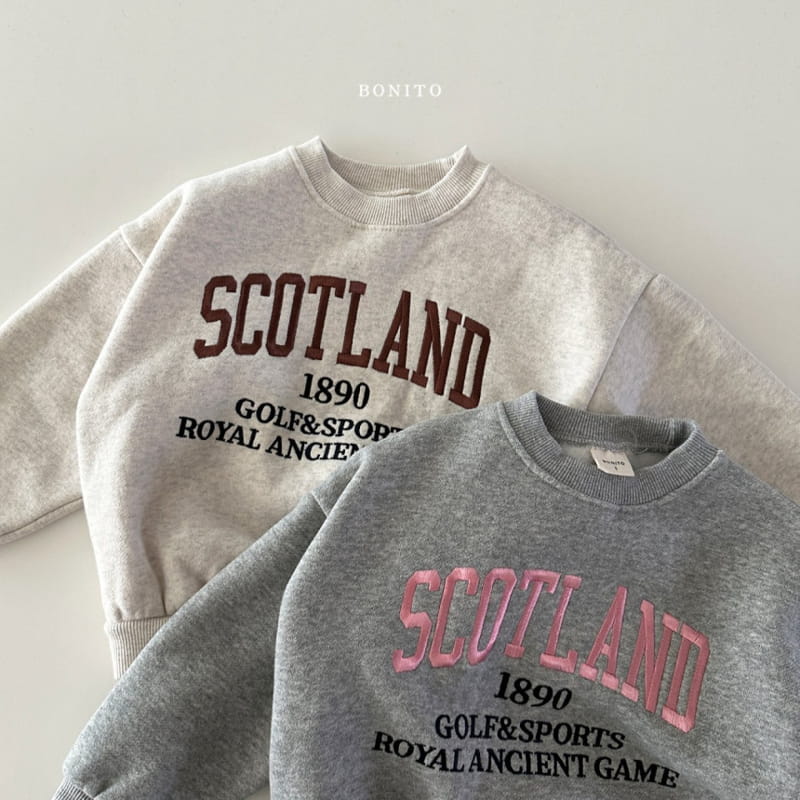 Bonito - Korean Baby Fashion - #babyoutfit - Scotland Sweatshirt - 4