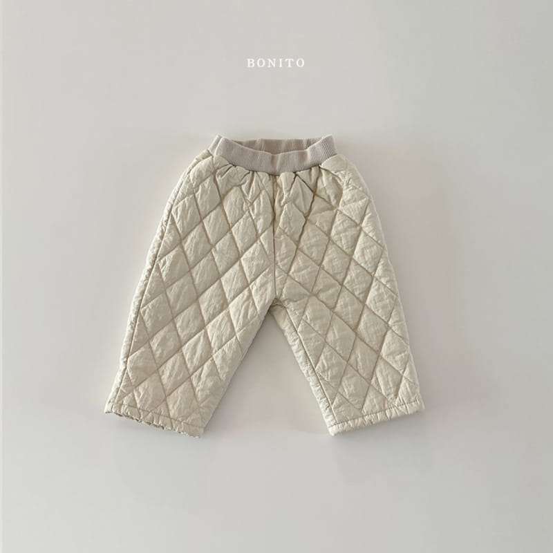 Bonito - Korean Baby Fashion - #babyoutfit - Quilting Pants - 4