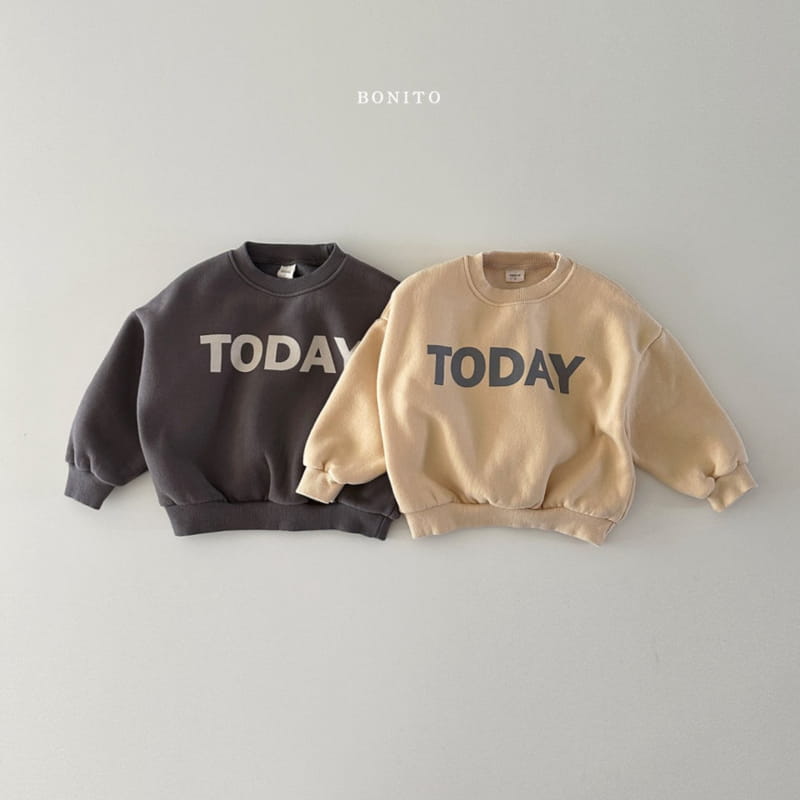 Bonito - Korean Baby Fashion - #babywear - Today Sweatshirt - 2