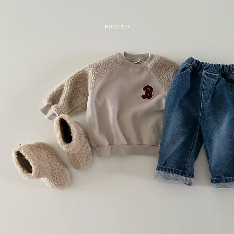 Bonito - Korean Baby Fashion - #onlinebabyboutique - B Dumble Raglan Sweatshirt - 9