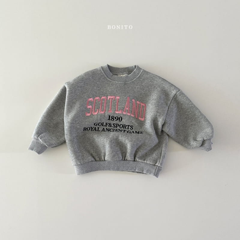 Bonito - Korean Baby Fashion - #onlinebabyboutique - Scotland Sweatshirt - 5