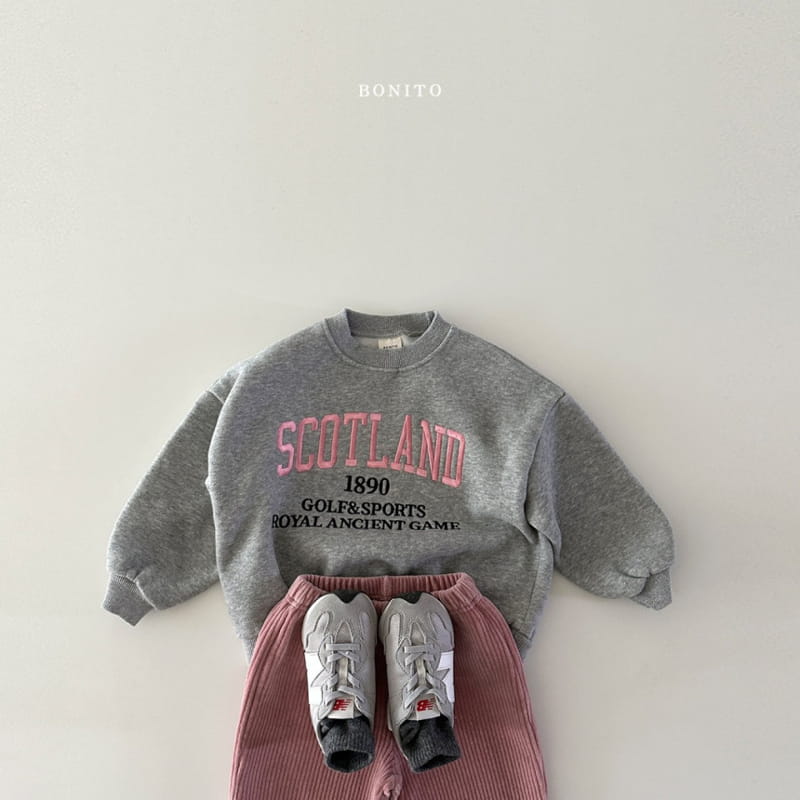Bonito - Korean Baby Fashion - #onlinebabyshop - Veloure Rib Pants - 9