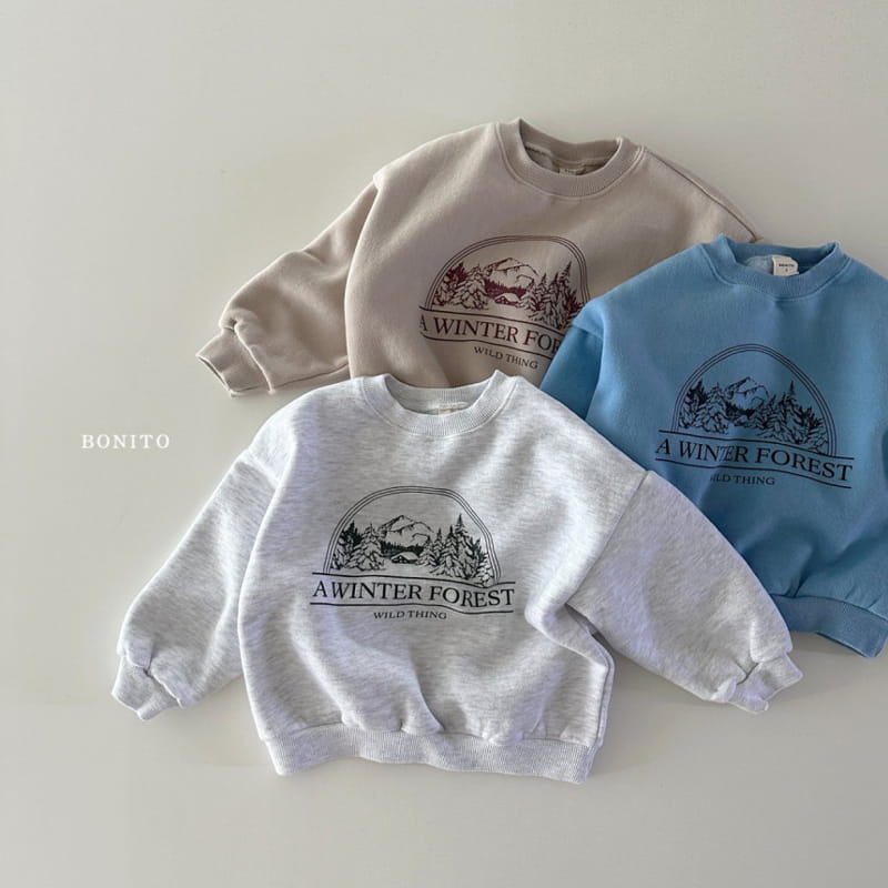 Bonito - Korean Baby Fashion - #onlinebabyshop - Winter Forest Sweatshirt