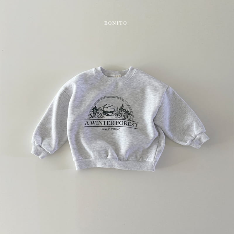 Bonito - Korean Baby Fashion - #smilingbaby - Winter Forest Sweatshirt - 2