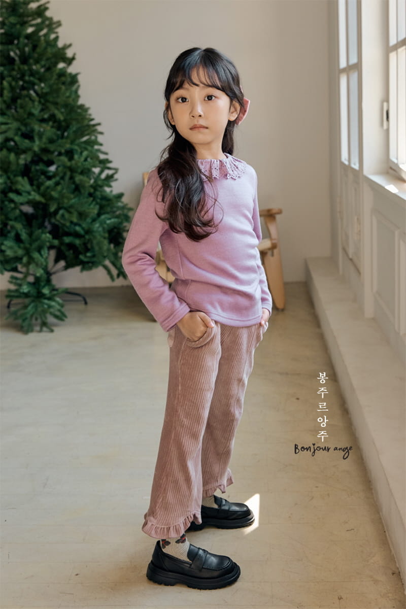 Bonjour Ange - Korean Children Fashion - #Kfashion4kids - Veloure Pants - 7