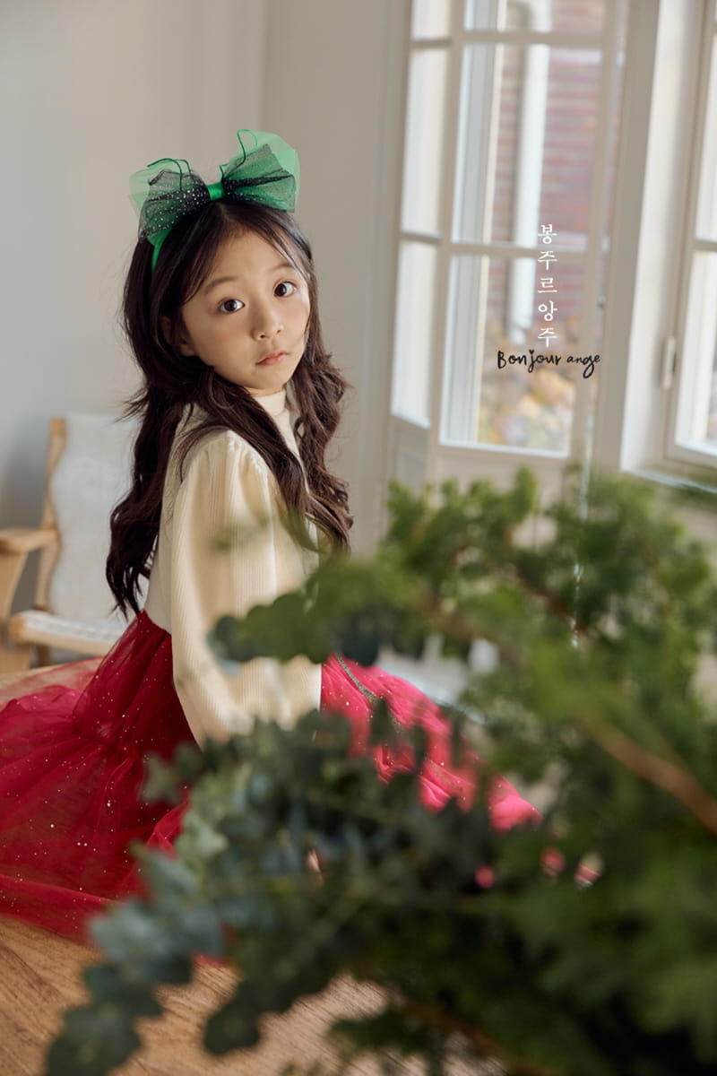 Bonjour Ange - Korean Children Fashion - #Kfashion4kids - Christmas Bella One-piece