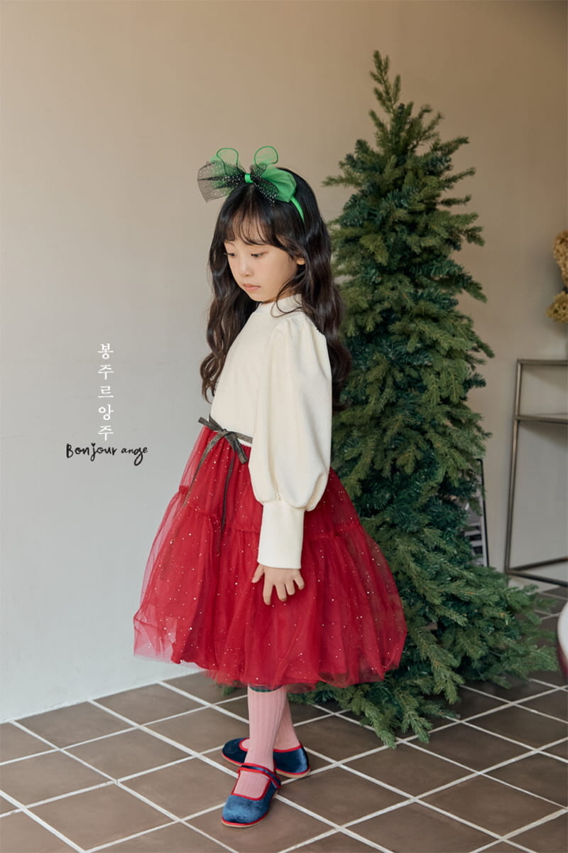 Bonjour Ange - Korean Children Fashion - #childrensboutique - Christmas Bella One-piece - 10