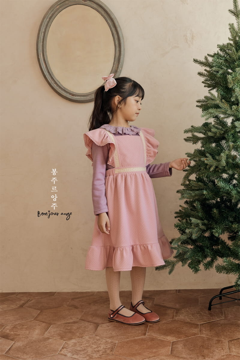 Bonjour Ange - Korean Children Fashion - #childrensboutique - Mini Knit Tee - 5