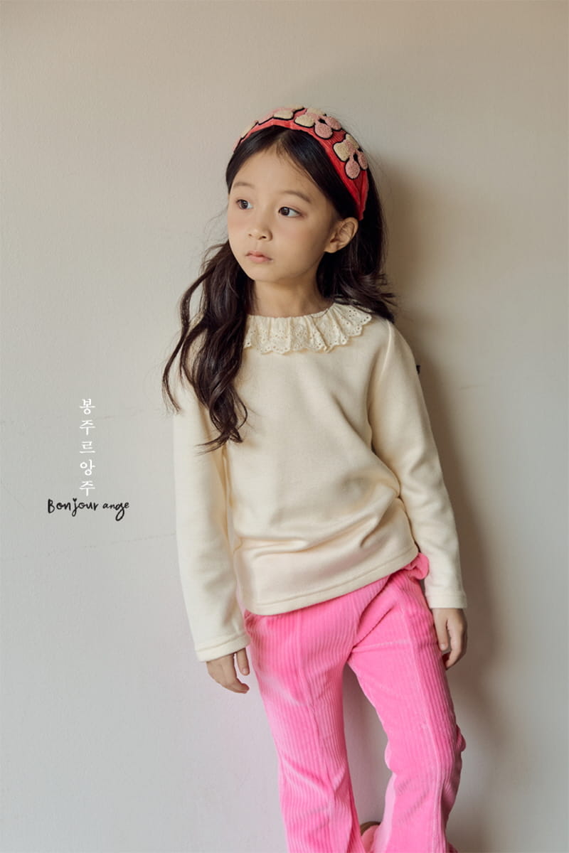 Bonjour Ange - Korean Children Fashion - #designkidswear - Mini Knit Tee - 6