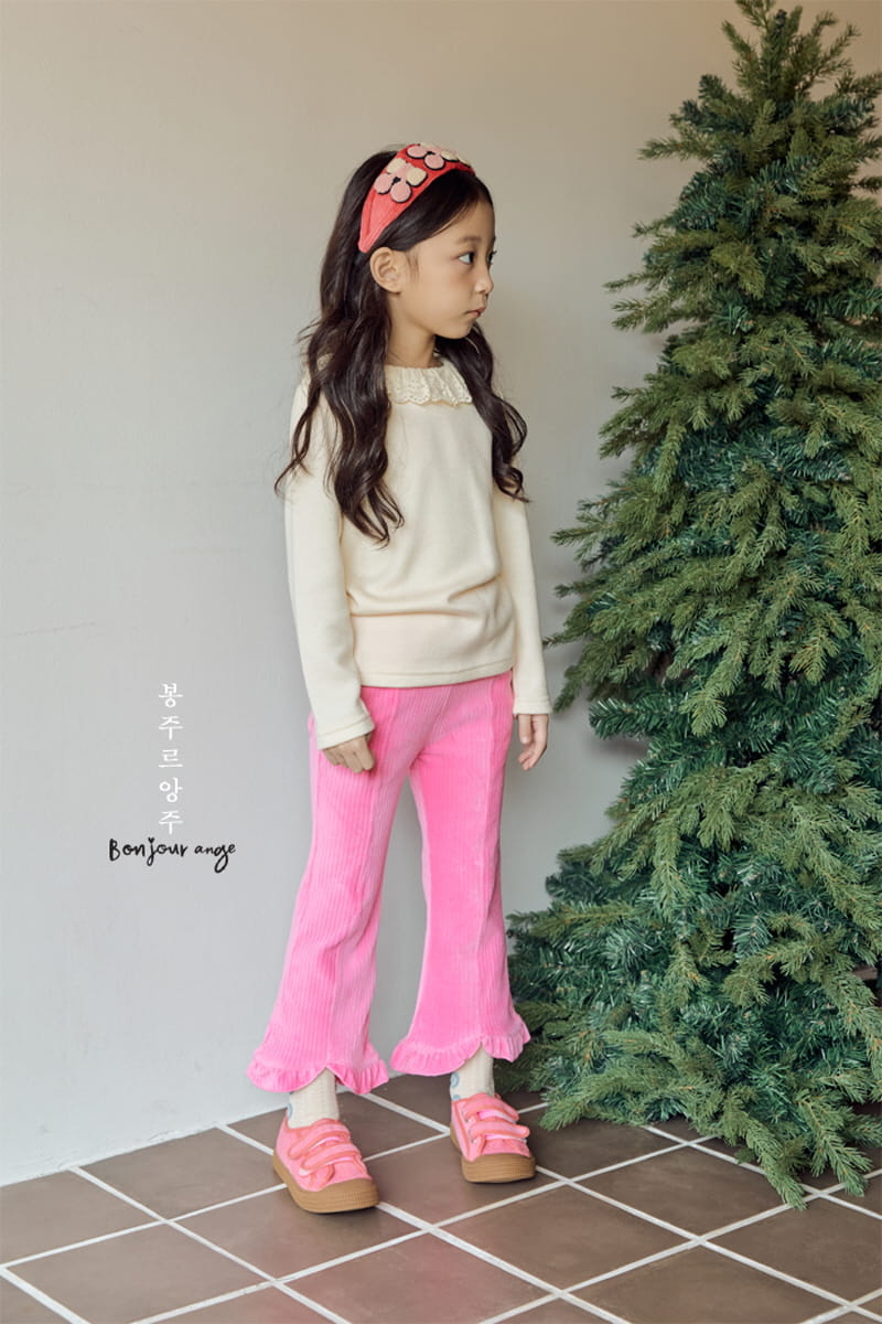 Bonjour Ange - Korean Children Fashion - #fashionkids - Mini Knit Tee - 8