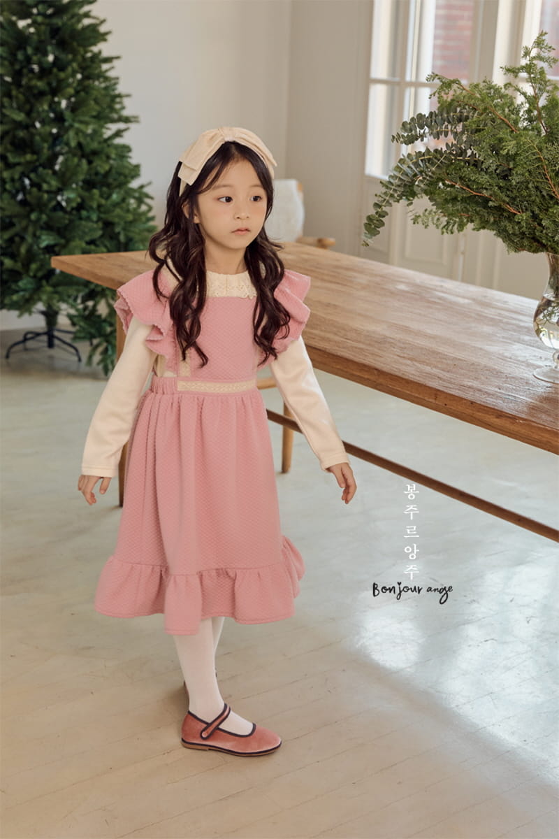 Bonjour Ange - Korean Children Fashion - #kidsshorts - Mini Knit Tee - 9