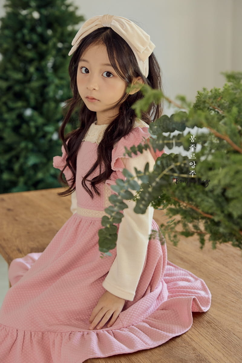 Bonjour Ange - Korean Children Fashion - #kidsstore - Mini Knit Tee - 10