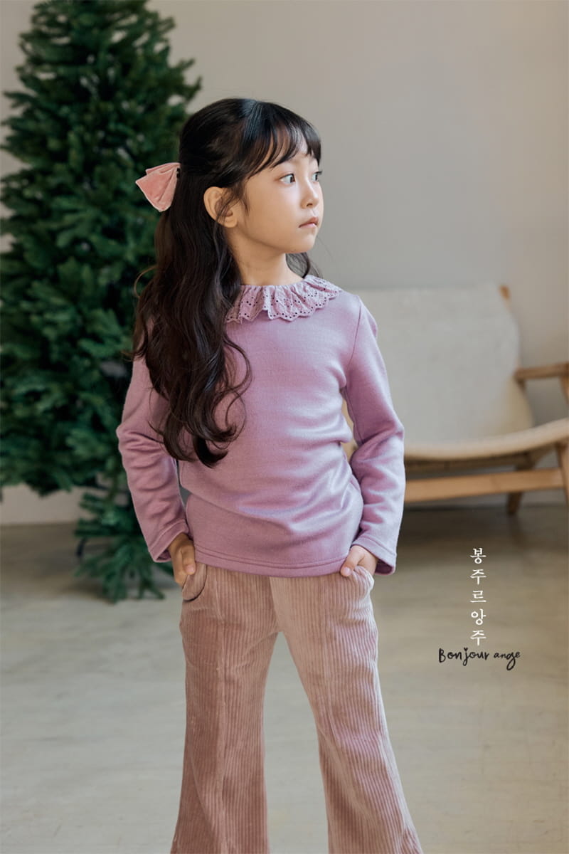 Bonjour Ange - Korean Children Fashion - #kidzfashiontrend - Mini Knit Tee - 11