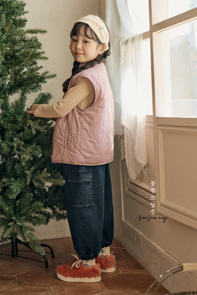 Bonjour Ange - Korean Children Fashion - #littlefashionista - Reversible Ddoddo Vest - 7
