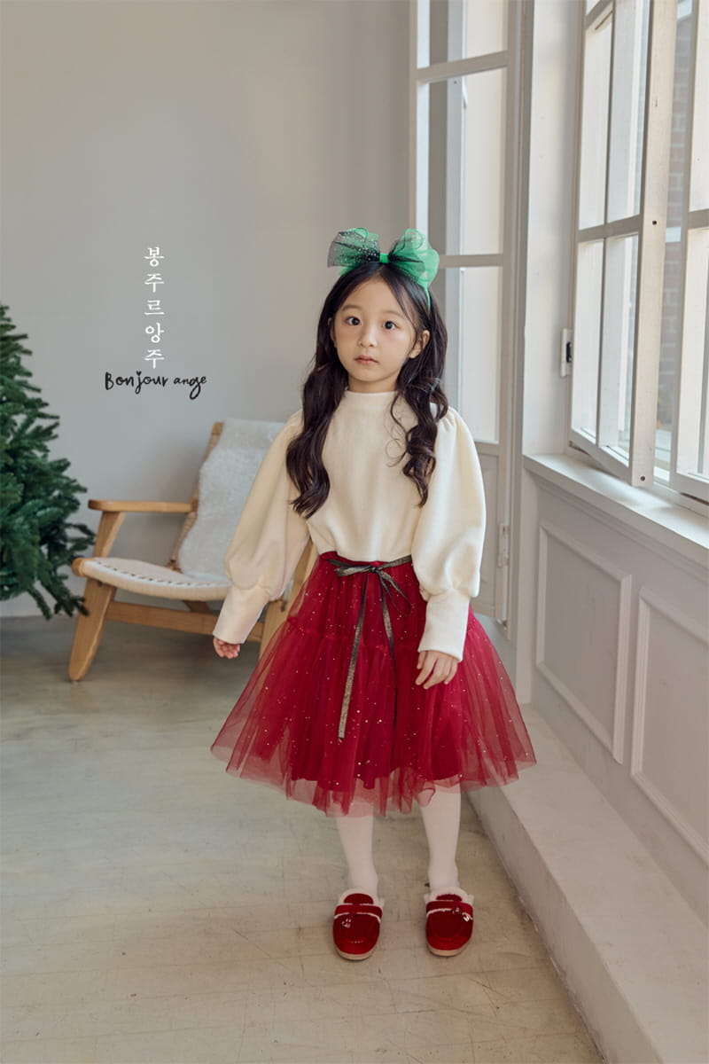 Bonjour Ange - Korean Children Fashion - #littlefashionista - Christmas Bella One-piece - 2