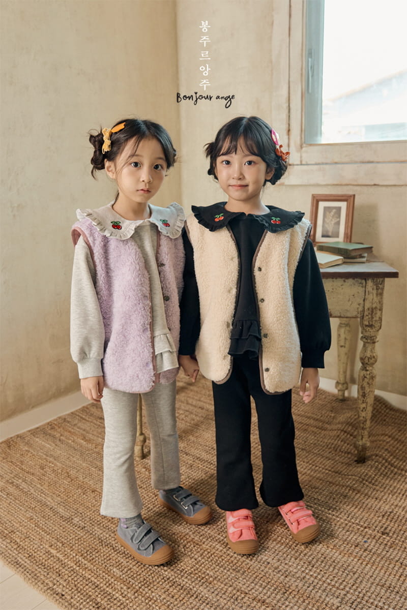 Bonjour Ange - Korean Children Fashion - #minifashionista - Reversible Ddoddo Vest - 9