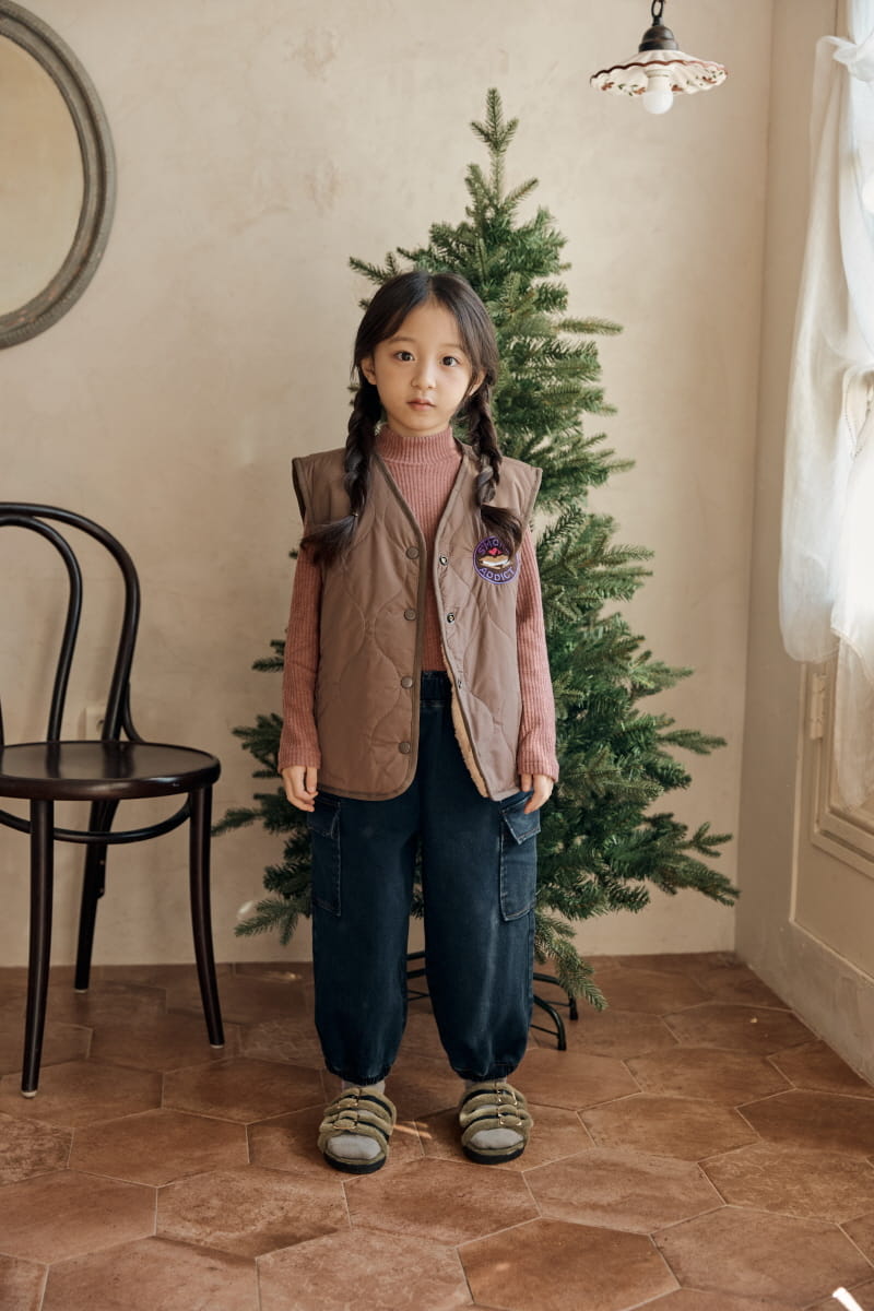 Bonjour Ange - Korean Children Fashion - #toddlerclothing - Reversible Ddoddo Vest - 12