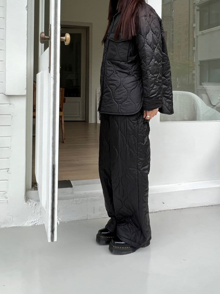 Bricklane - Korean Women Fashion - #momslook - Quilting Pants - 11