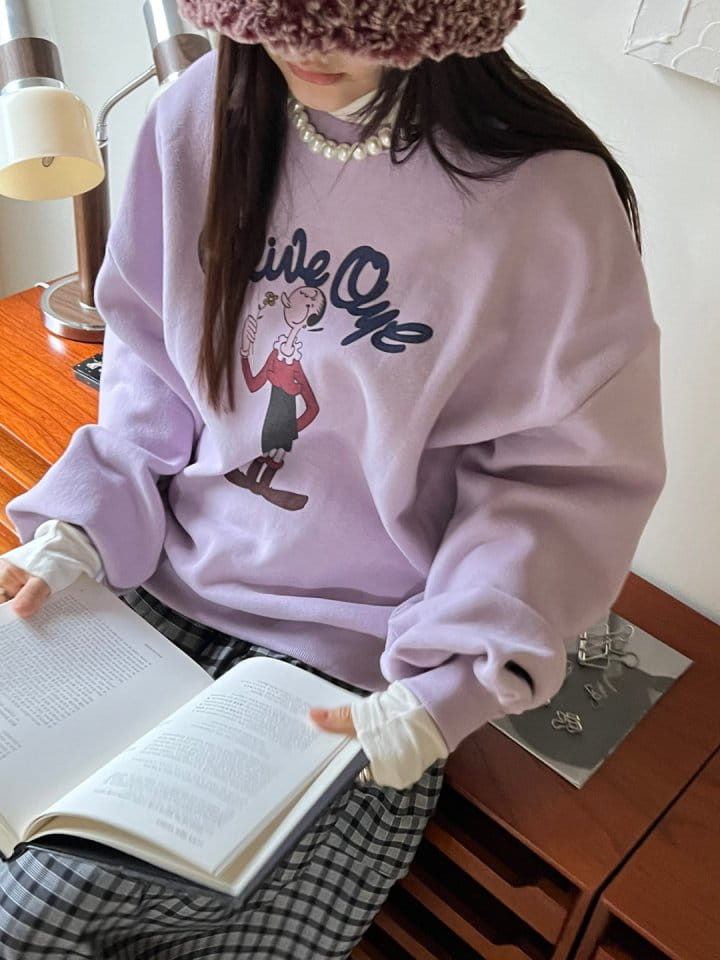 Bricklane - Korean Women Fashion - #momslook - Olive Fleece Sweatshirt - 6
