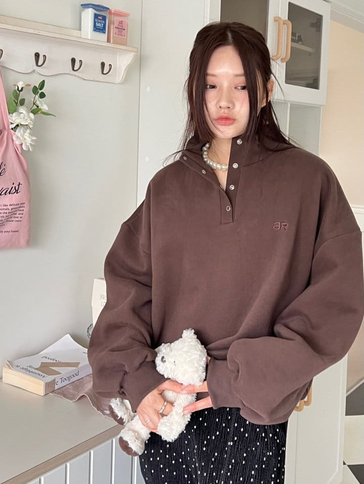 Bricklane - Korean Women Fashion - #restrostyle - High Button Sweatshirt - 10