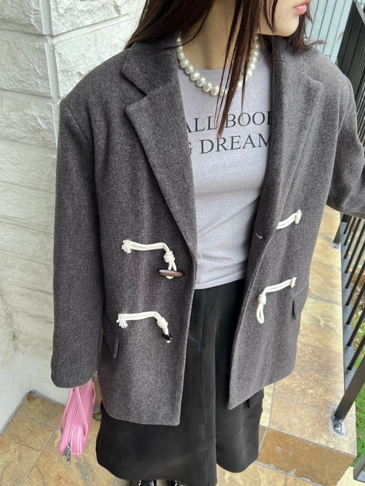 Bricklane - Korean Women Fashion - #thatsdarling - Tteokbokki Button Coat - 8