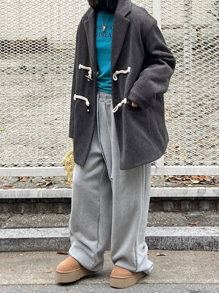 Bricklane - Korean Women Fashion - #womensfashion - Tteokbokki Button Coat