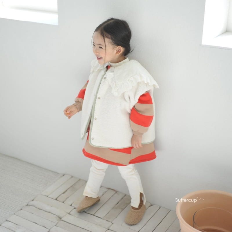 Buttercup - Korean Children Fashion - #Kfashion4kids - Big Ribbon One-piece - 12