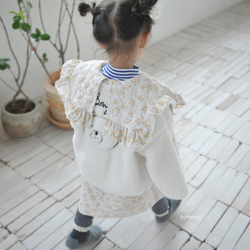 Buttercup - Korean Children Fashion - #Kfashion4kids - Big Colllar Flower One-piece - 11