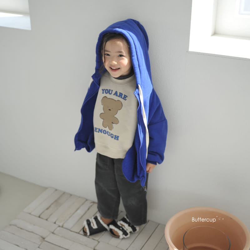 Buttercup - Korean Children Fashion - #Kfashion4kids - Enough Bear Sweatshirt - 7