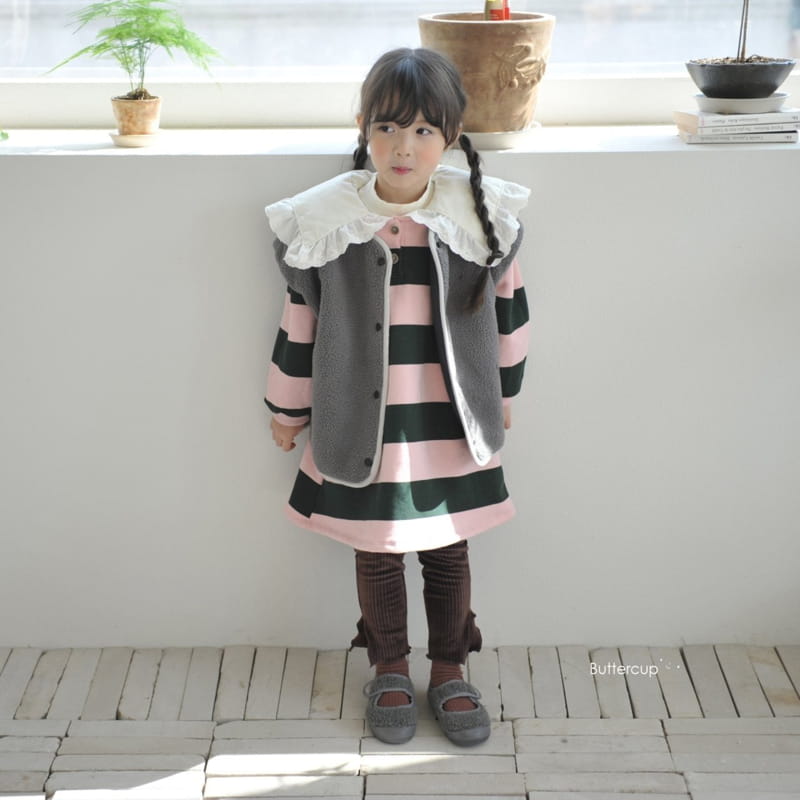 Buttercup - Korean Children Fashion - #childofig - Big Ribbon One-piece - 4
