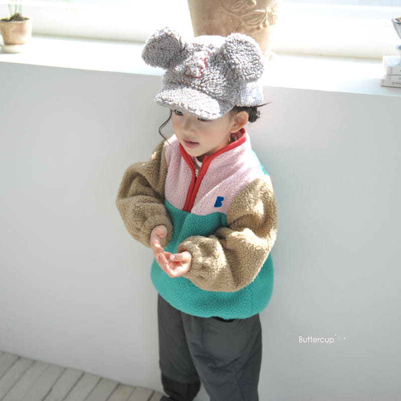 Buttercup - Korean Children Fashion - #childrensboutique - Fleece Half Zip-up - 6