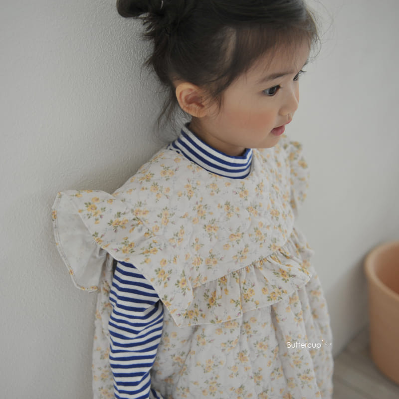 Buttercup - Korean Children Fashion - #designkidswear - Big Colllar Flower One-piece - 5