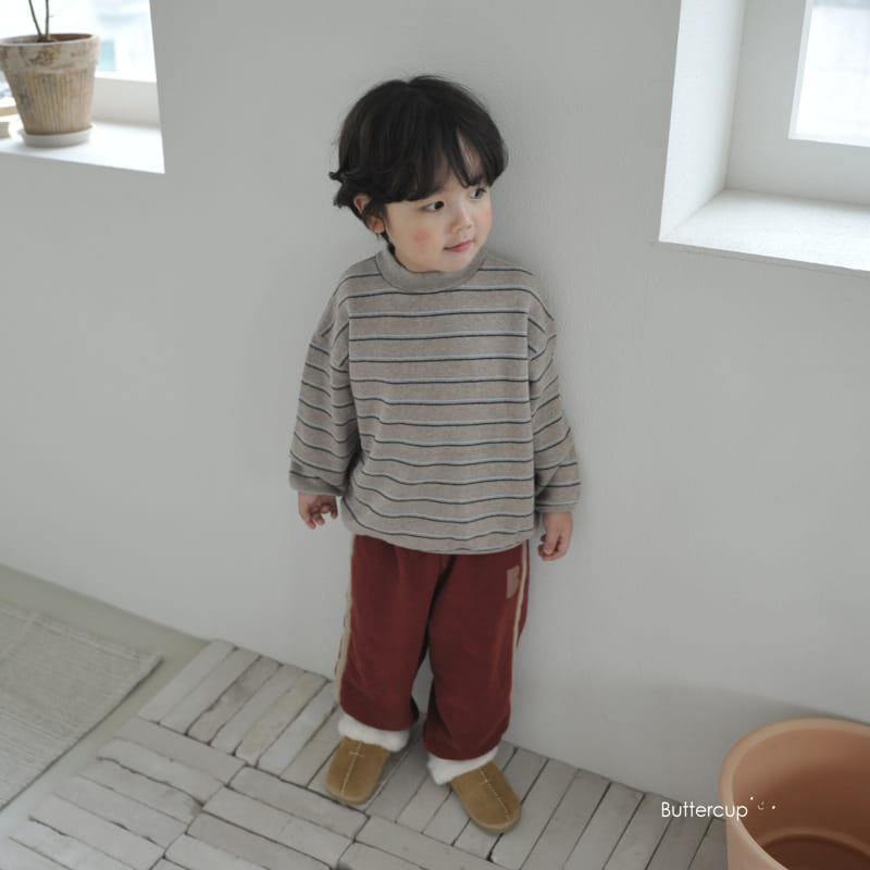 Buttercup - Korean Children Fashion - #discoveringself - Big Terry Lavel Tee - 3