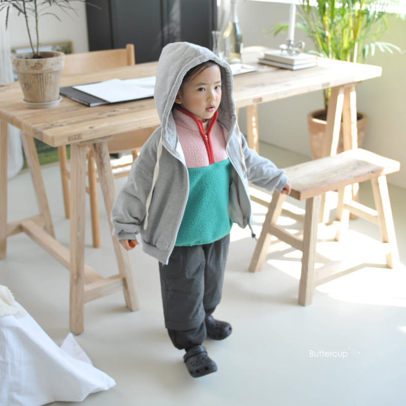 Buttercup - Korean Children Fashion - #discoveringself - Fleece Half Zip-up - 8