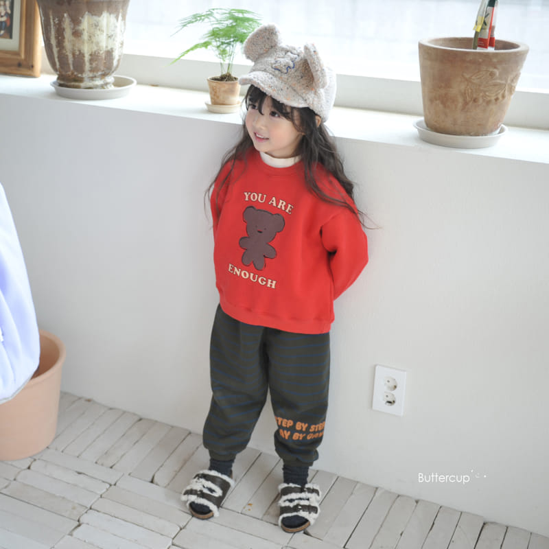 Buttercup - Korean Children Fashion - #fashionkids - Enough Bear Sweatshirt - 3