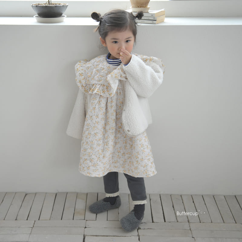 Buttercup - Korean Children Fashion - #kidsshorts - Big Colllar Flower One-piece - 8