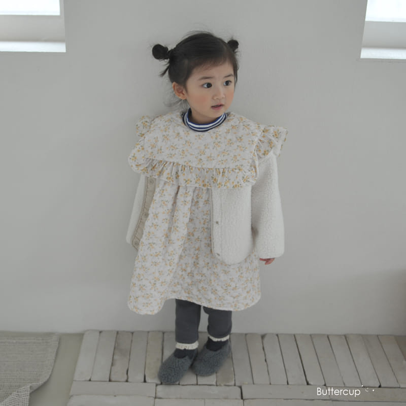 Buttercup - Korean Children Fashion - #kidsstore - Big Colllar Flower One-piece - 9
