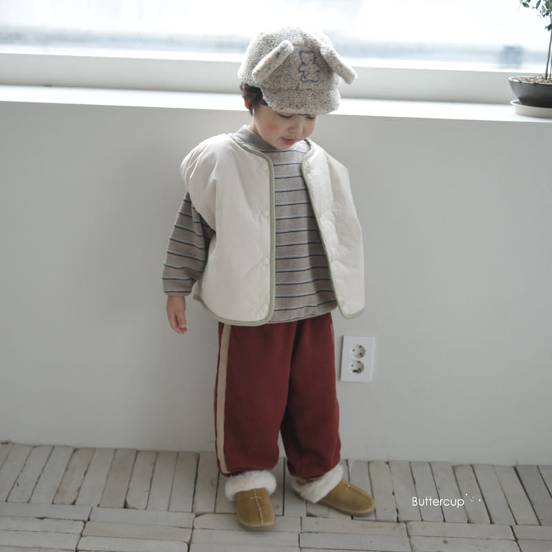 Buttercup - Korean Children Fashion - #kidsstore - Big Terry Lavel Tee - 6