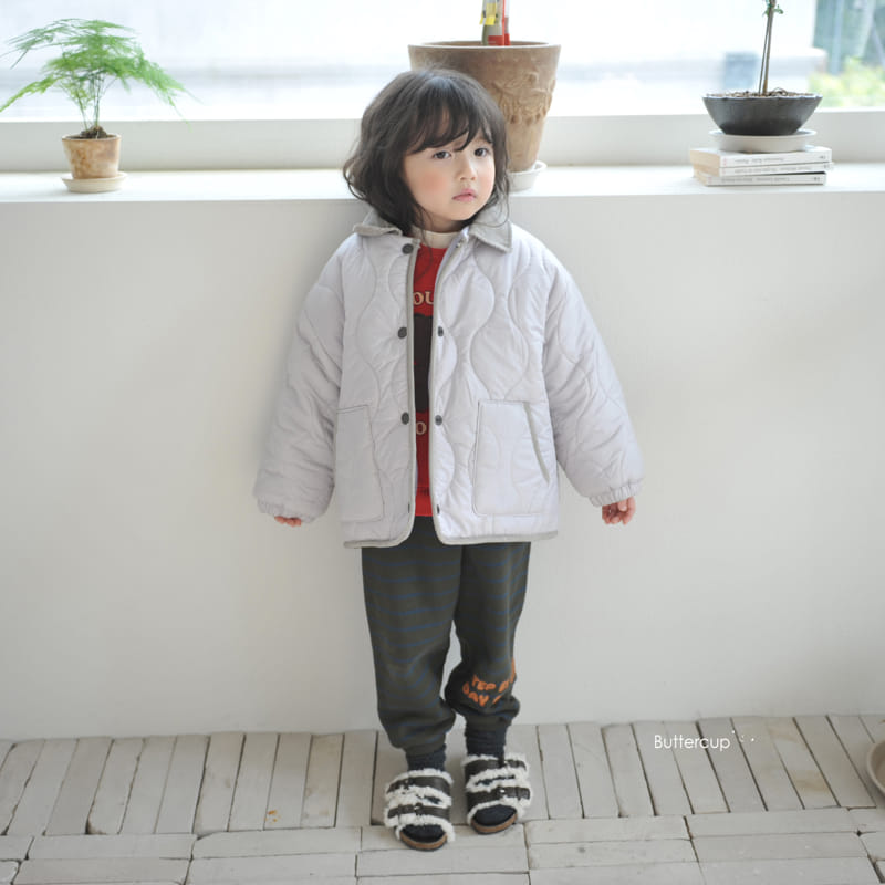 Buttercup - Korean Children Fashion - #kidsstore - Wind Quilting Jupmer - 3