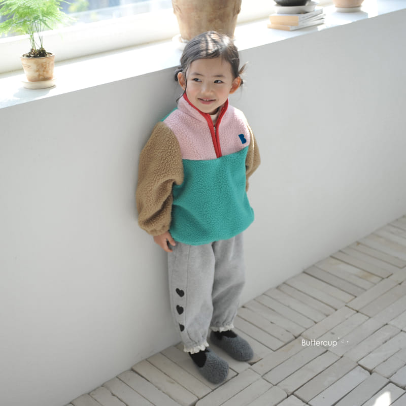 Buttercup - Korean Children Fashion - #kidsstore - Fleece Half Zip-up - 11