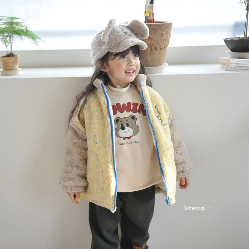 Buttercup - Korean Children Fashion - #kidsstore - Bear Dumble Color Jumper - 9